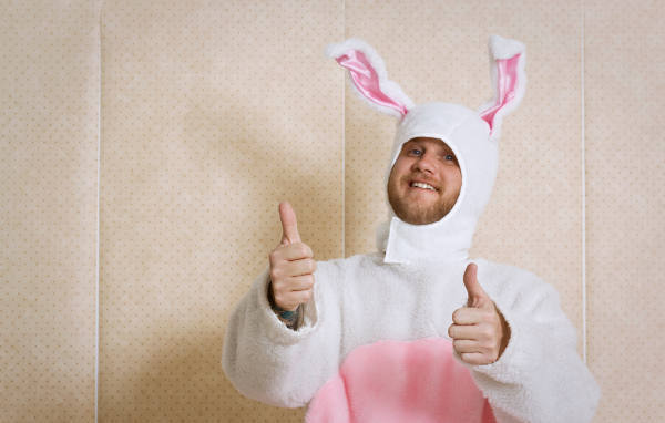 Dave’s a happy bunny!