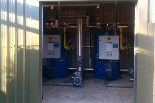 Textile company awards process heating order
