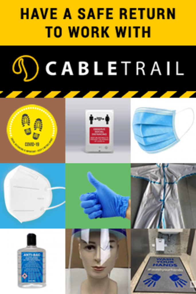 Covid-19 tailored back to work solutions from Cabletrail