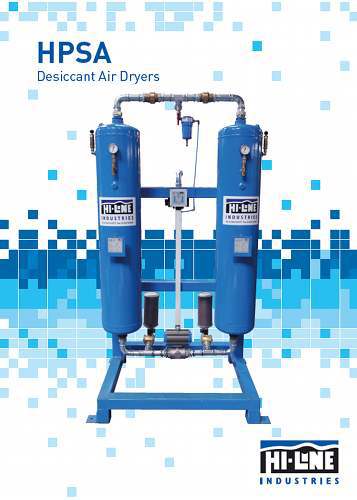 Hi-line HPSA desiccant dryers include digital dewpoint display