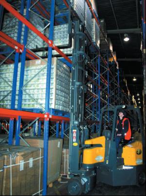 Doubling up to maximise warehouse use