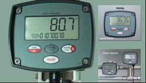 Flow rate totaliser