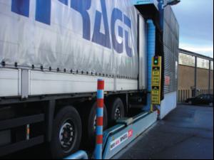 Secure vehicles during loading