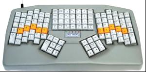 Finger friendly keyboard prevents rsi