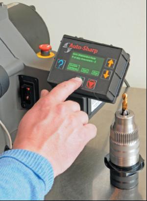 Attachment automates drill refurbishment
