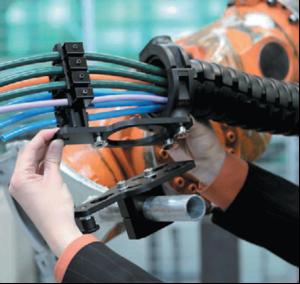 Enhancements to energy chain system for robots