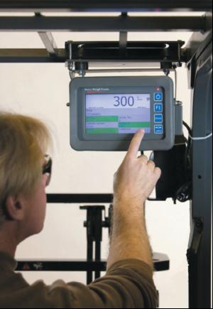 Automated data management for forklift scales