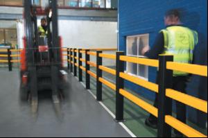 Plastic barriers provide flexibility