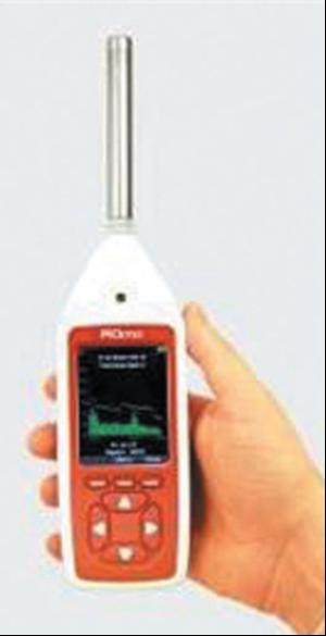 Green sound level meter