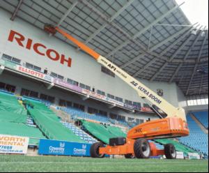 Boom lifts join the team