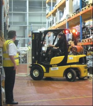 Seasonal warning on forklift safety
