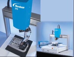 Multi-axis dispensing robots
