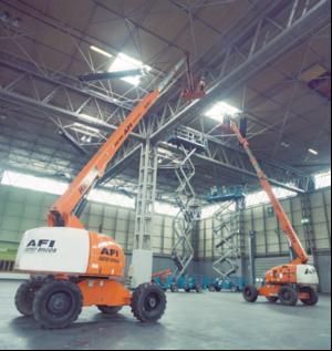 MACHINES IN ACTION Portakabin is supporting the AT EXHIBITION CENTRE