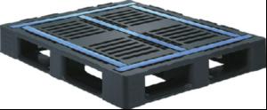 Plastic pallet provides stability