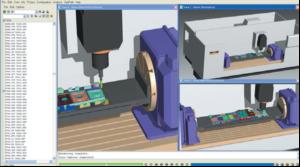 Cnc machine simulation showcased