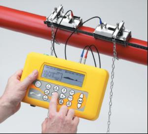 Clamp-on flow meters used in sustainable water projects