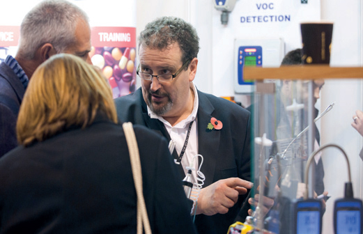 Gas detection zone at WWEM 2012
