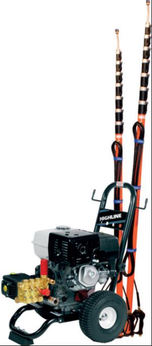 Cleans at height