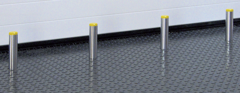 Fork truck safety barrier system