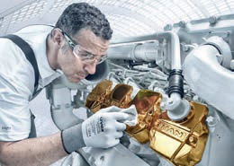 Safety glove for precision work