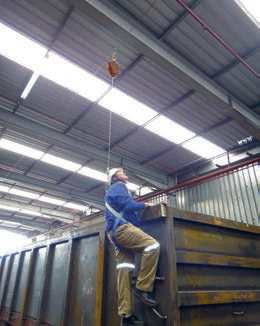 Overhead safety system