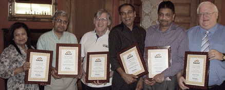 Marking long service in industrial safety