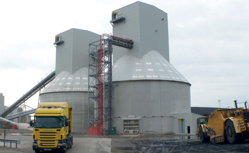 Measures biomass levels