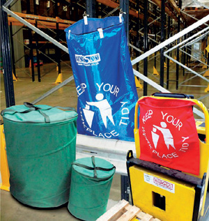 Heavy duty waste bag developments