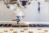 fanuc robots with irvision can easily distinguish products randomly placed on a line