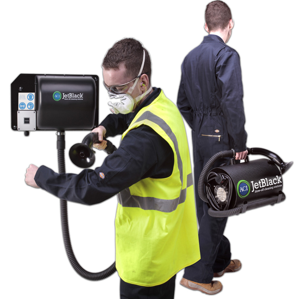 ACI’s JetBlack personnel cleaning systems