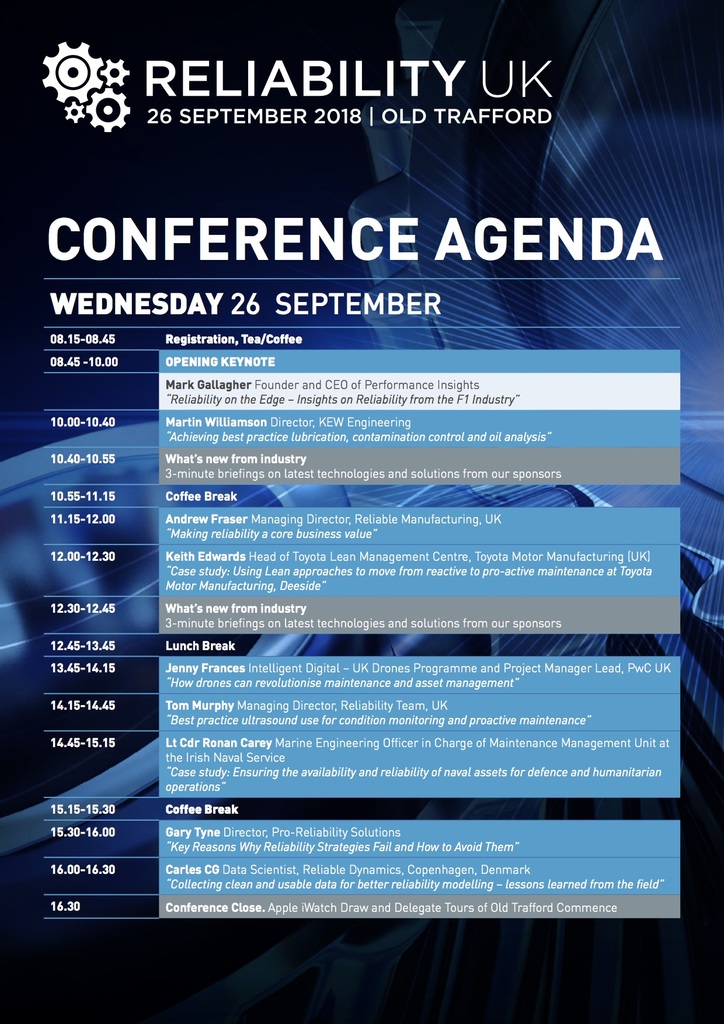 10 reasons to attend Reliability UK