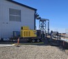 Beating dust with an electric E-Air V1100 compressor