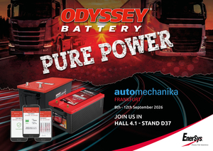 EnerSys showcases ODYSSEY smart battery monitoring technology at Automechanika Frankfurt