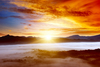 STOCK sunrise brighter future mountains