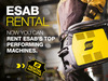 Esab cutting and welding tools now available for hire