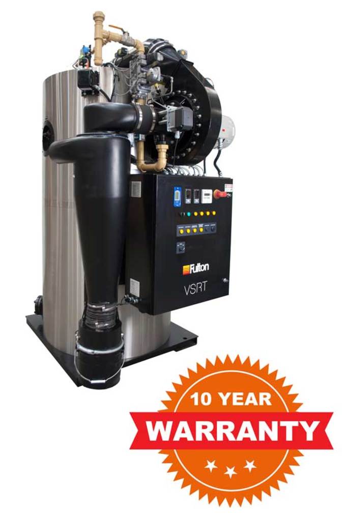 Steam boiler with “unparalleled” warranty
