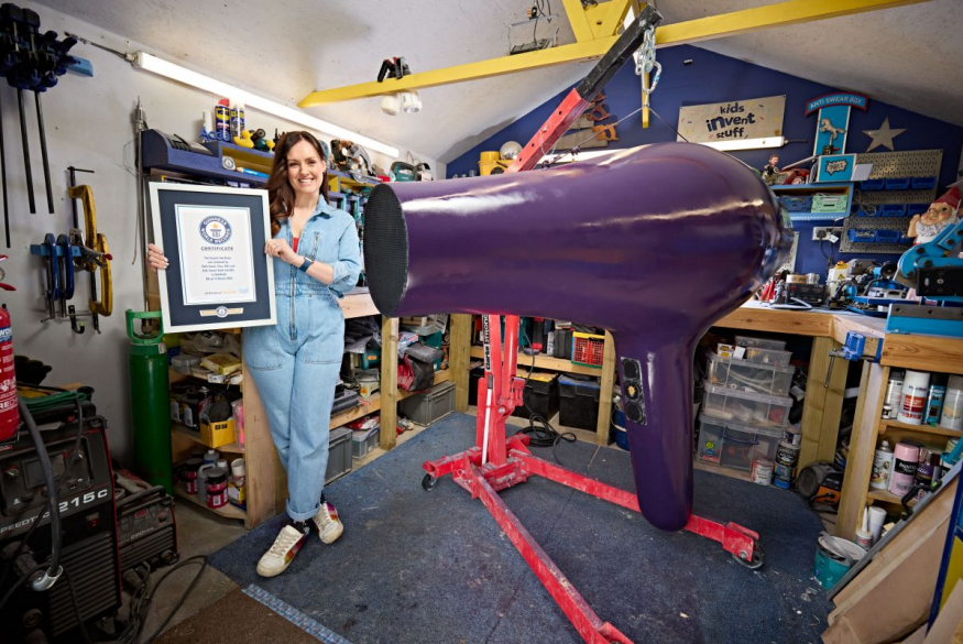 World’s largest hairdryer enters Guinness Book of Records